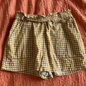 Yellow shorts